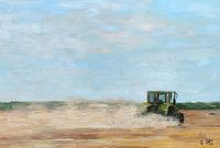 Feldbestellung I, Öl auf Leinwand, 90 x 60 cm, 2020